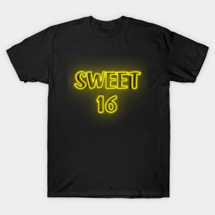 Sweet 16 Neon Yellow T-Shirt